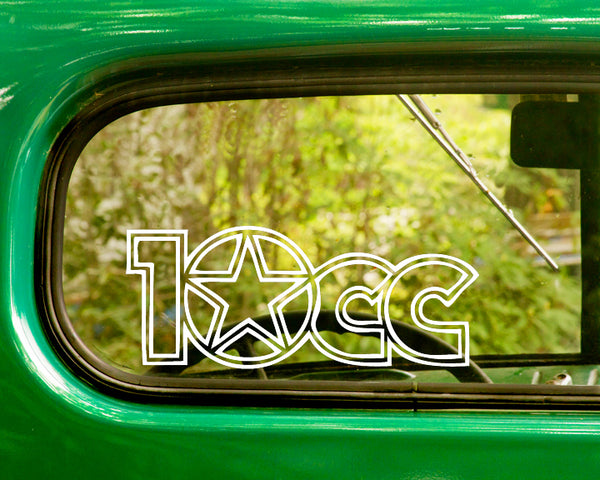 2 10CC Band Decal Sticker - The Sticker And Decal Mafia