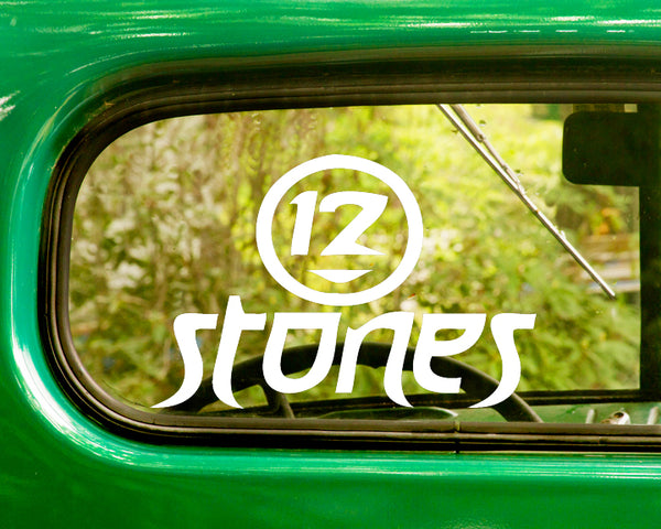 2 12 STONES Band Decal Sticker - The Sticker And Decal Mafia