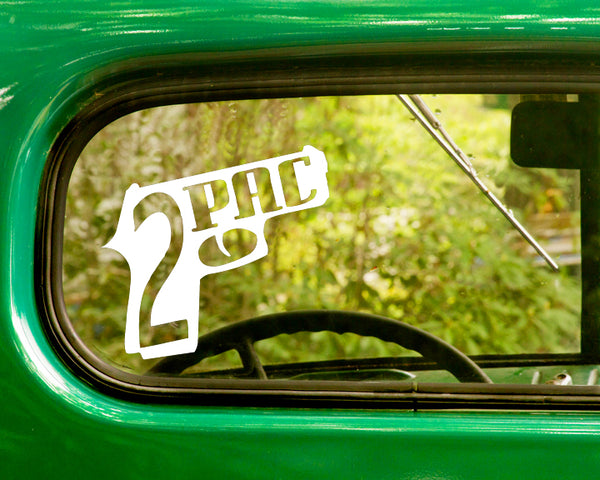 2 2PAC Rap Decal Sticker - The Sticker And Decal Mafia