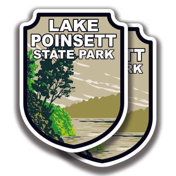 LAKE POINSETT STATE PARK DECAL 2 Stickers Arkansas Bogo For Car Truck Window