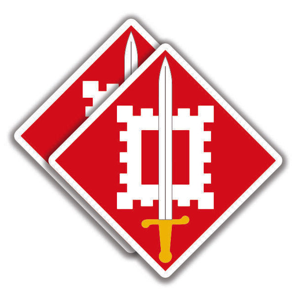 2 18th ENGINEER BRIGADE DECALs Army Stickers Bogo