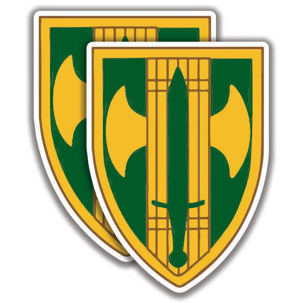 2 18th MILITARY POLICE BRIGADE DECALs Army Stickers Bogo