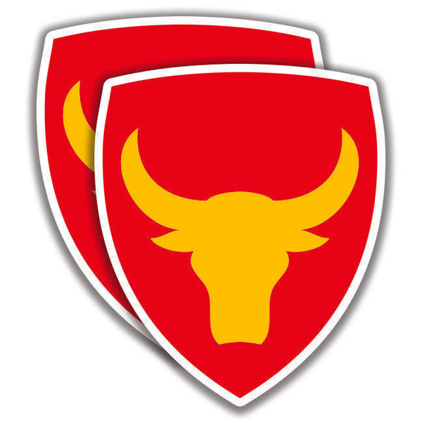 2 12th INFANTRY DIVISION DECALs Army Stickers Bogo