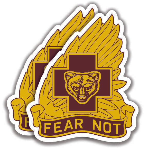 21st COMBAT SUPPORT HOSPITAL DECAL 2 Stickers U.S. Army Bogo