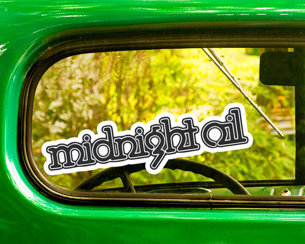 MIDNIGHT OIL DECAL 2 Stickers Bogo