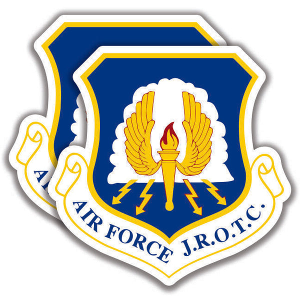 U.S. AIRFORCE JUNIOR J.R.O.T.C. DECALs 2 Stickers Bogo Military