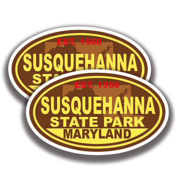 SUSQUEHANNA STATE PARK DECAL 2 Stickers Maryland Bogo Car Window