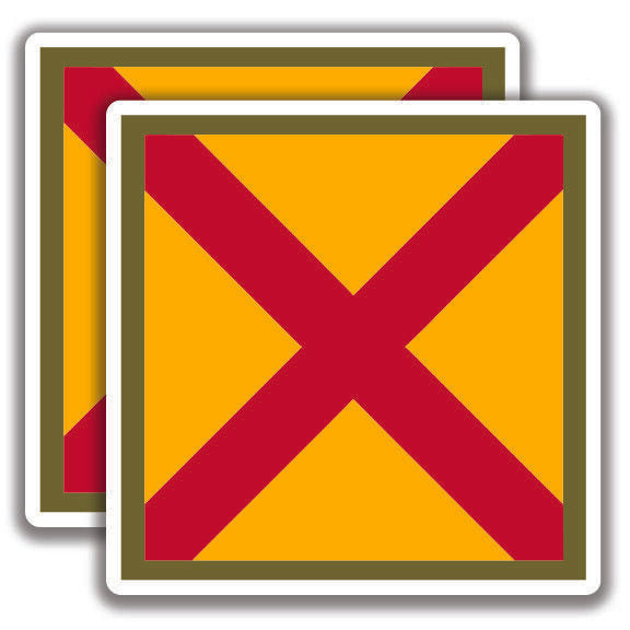 63rd CAVALRY DIVISION DECALs U.S. 2 Stickers Army Bogo