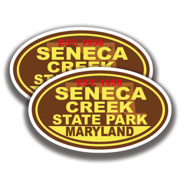 SENECA CREEK STATE PARK DECAL 2 Stickers Maryland Bogo Car Window