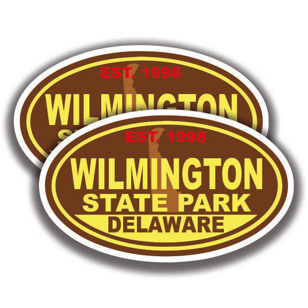 WILMINGTON STATE PARK DECAL 2 Stickers Delaware Bogo Car Window