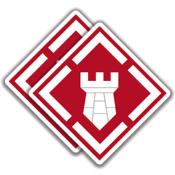 20th ENGINEER BRIGADE DECALs Army 2 Stickers Bogo