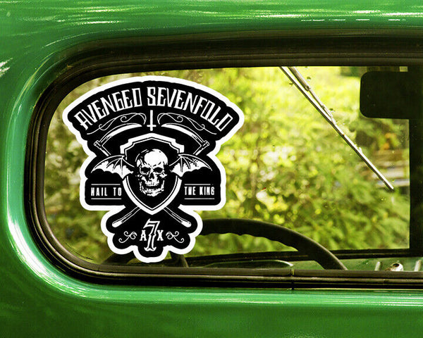 AVENGED SEVENFOLD DECALs 2 Sticker Bogo