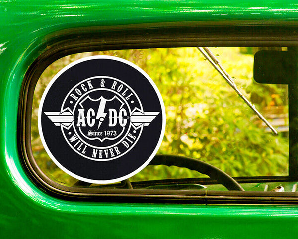 ACDC BAND DECALs 2 Stickers Bogo