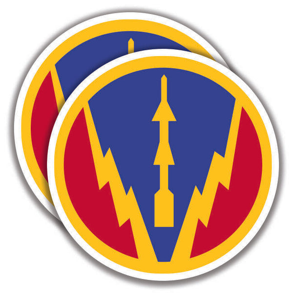 AIR DEFENSE ARTILLERY SCHOOL DECALs U.S. 2 Stickers Army Bogo