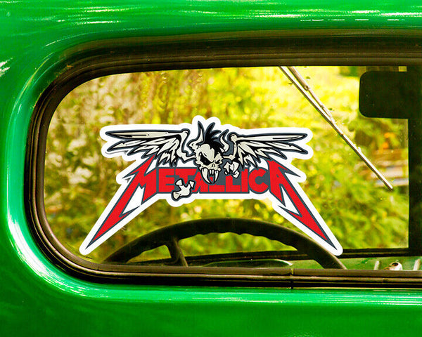 METALLICA BAND DECAL 2 Stickers Bogo