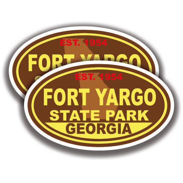 FORT YARGO STATE PARK DECALs 2 Stickers Georgia Bogo Car Window