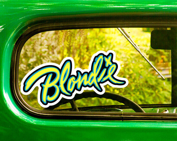 2 BLONDIE BAND DECALs Sticker Bogo For Car Window Bumper Laptop