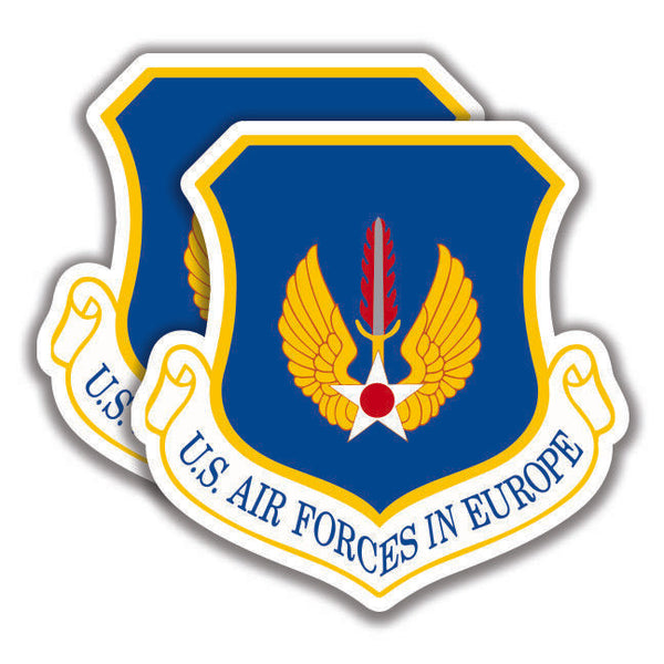 U.S. AIR FORCES IN EUROPE DECAL 2 Stickers Bogo For Car Bumper Laptop