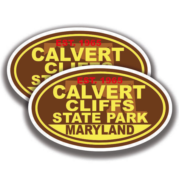 CALVERT CLIFFS STATE PARK DECAL 2 Stickers Maryland Bogo Car Window