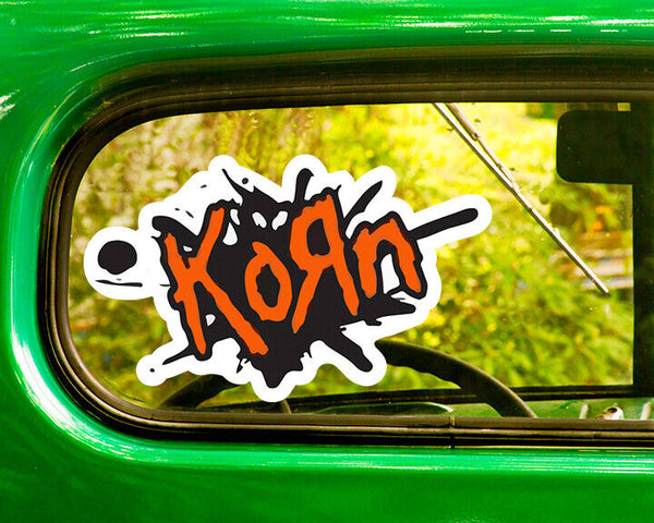 2 KORN BAND DECALs Sticker Bogo For Car Window Bumper Laptop