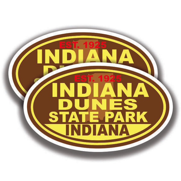 INDIANA DUNES STATE PARK DECAL 2 Stickers Bogo Car Window