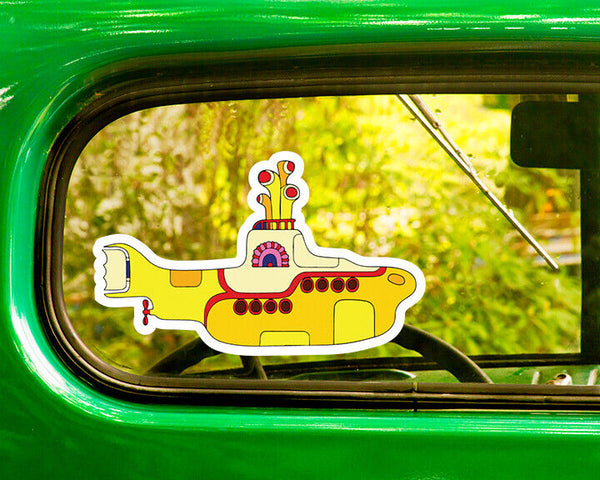 THE BEATLES YELLOW SUBMARINE DECAL 2 Stickers Bogo