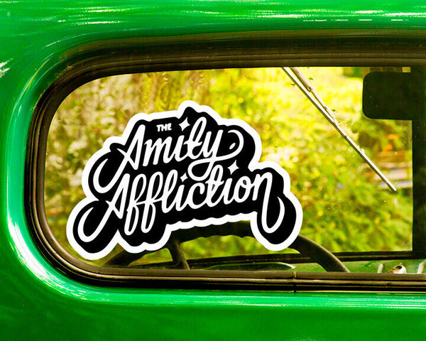 THE AMITY AFFLICTION DECAL 2 Stickers Bogo