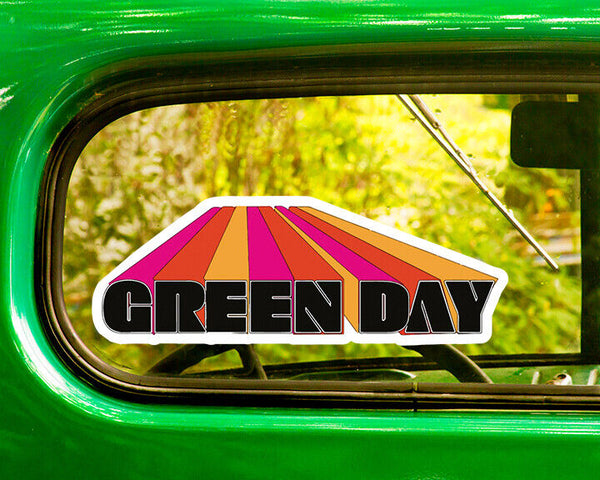 2 GREEN DAY BAND DECALs Sticker Bogo For Car Window Bumper Laptop