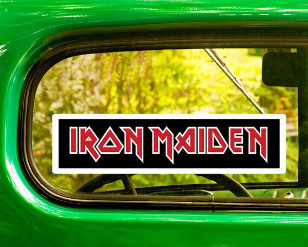 IRON MAIDEN DECAL 2 Stickers Bogo For Car Window