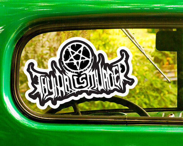THY ART IS MURDER DECAL 2 Stickers Bogo Car Window