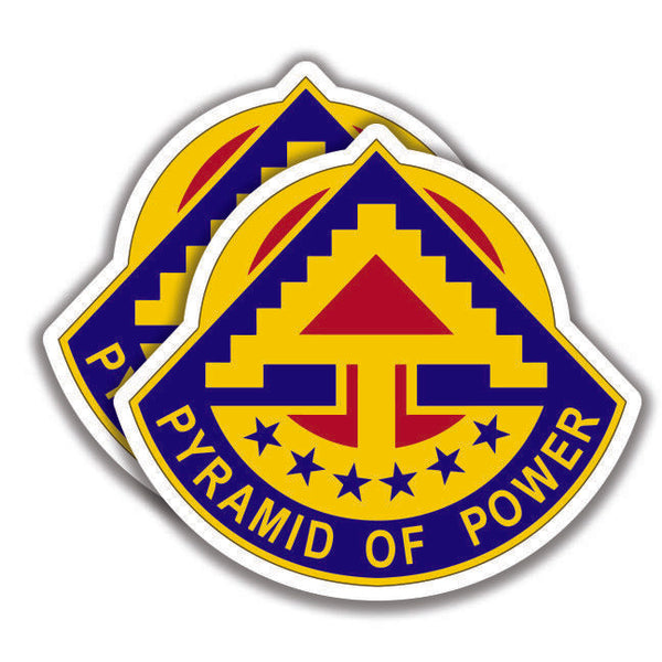 7nth ARMY PYRAMID OF POWER DECAL 2 Stickers U.S. Bogo Car Bumper Window Truck