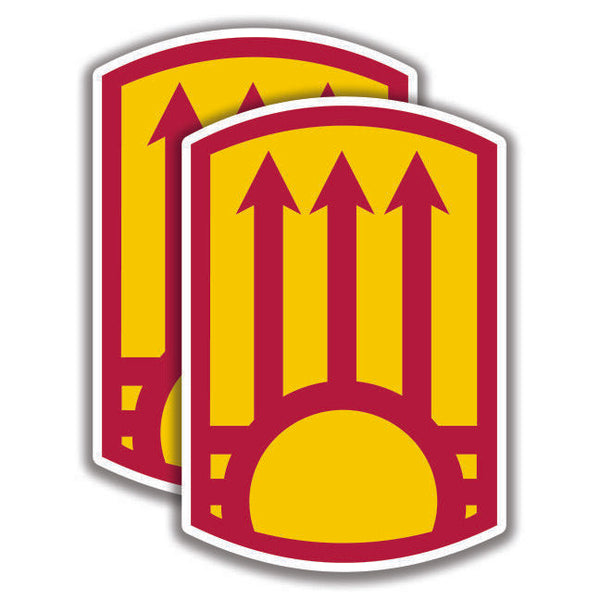2 111th MANEUVER ENHANHEMENT BRIGADE DECALs U.S. Stickers Bogo