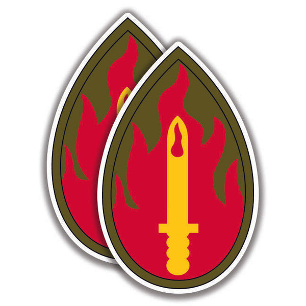 U.S. 63rd INFANTRY DIVISION DECAL 2 Stickers Bogo