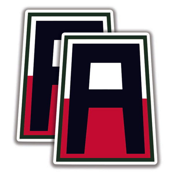 2 1st ARMY DECALs U.S. Stickers Bogo