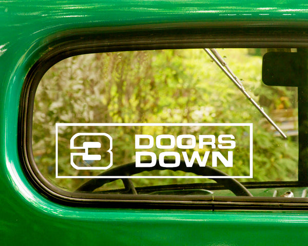 2 3 DOORS DOWN Band Decal Sticker - The Sticker And Decal Mafia