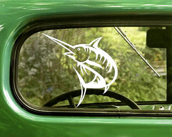 2 Swordfish Sport Fishing Decal Stickers - The Sticker And Decal Mafia