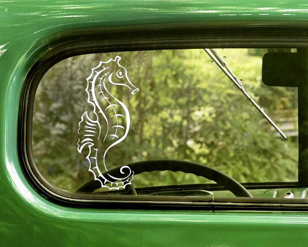 2 Seahorse Decals Sticker - The Sticker And Decal Mafia
