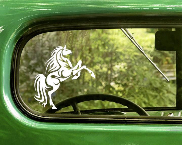 2 Rearing Horse Stickers Decal - The Sticker And Decal Mafia