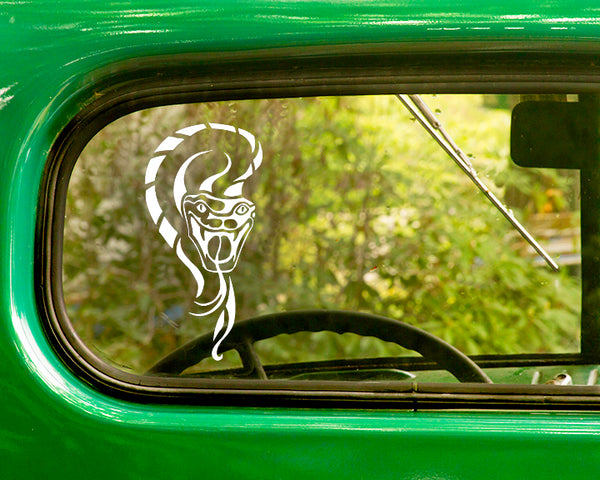 2 Viper Snake Decal Stickers - The Sticker And Decal Mafia