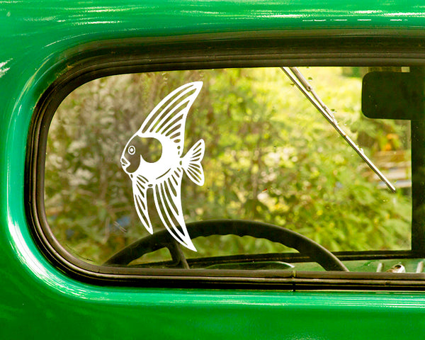 2 TROPICAL FISH Decals Stickers - The Sticker And Decal Mafia