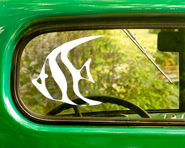2 Tropical Fish Decals Stickers - The Sticker And Decal Mafia