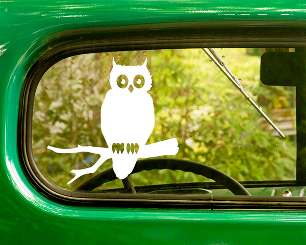 2 OWL BIRD Decal Stickers - The Sticker And Decal Mafia