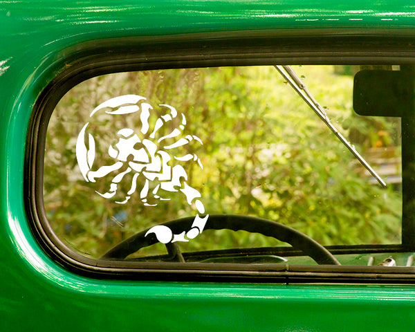 2 TRIBAL SCORPION Decal Stickers - The Sticker And Decal Mafia