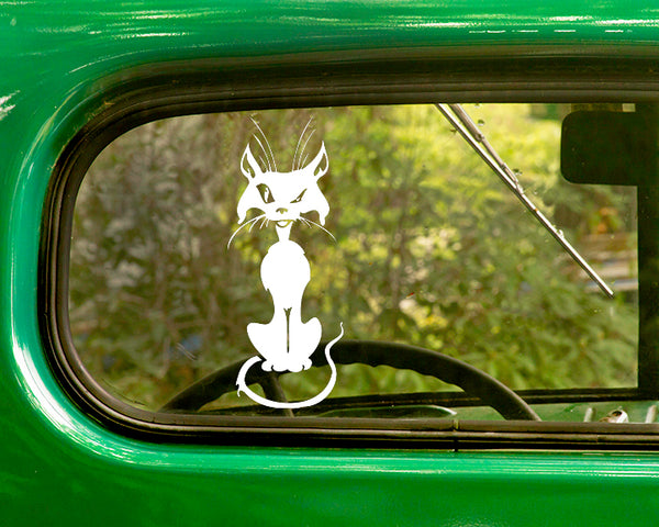 2 Bad Cat Decals Sticker - The Sticker And Decal Mafia