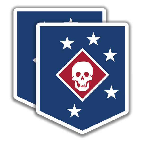1st RAIDERS USMC DECAL Sticker Bogo 2 For 1