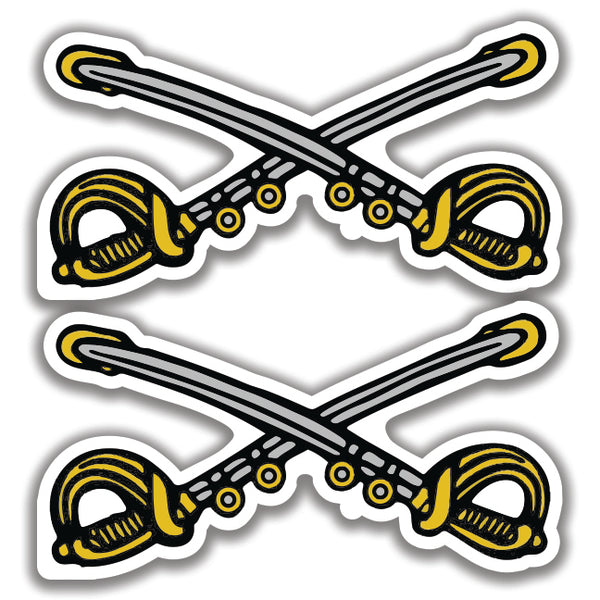 CAVALRY BADGE U.S. Army DECALs Sticker Bogo 2 For 1