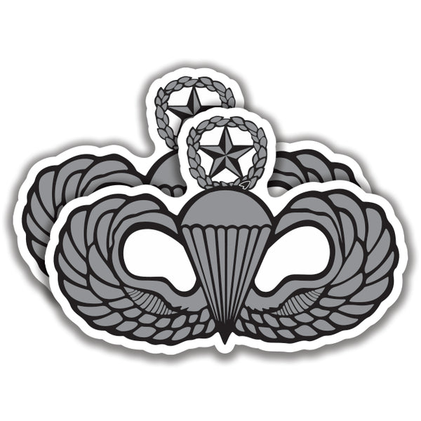 JUMP MASTER PARACHUTE BADGE U.S. Army DECALs Sticker Bogo