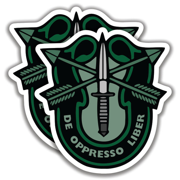 U.S. ARMY SPECIAL FORCES CREST DECALs Sticker Bogo
