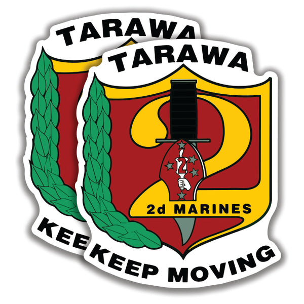 U.S. 2nd MARINE REGIMENT DECALs Sticker Bogo