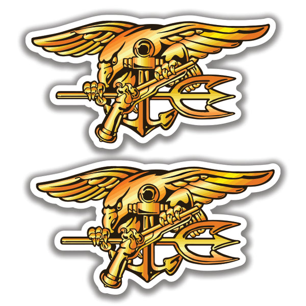 U.S. NAVY SEAL TRIDENT BADGE DECALs Sticker Bogo 2 For 1